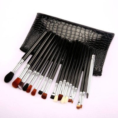 19 Piece High Quality Custom Eye Makeup Brush Cosmetic Set Professional Black Eyeshadow Brushes Eye Concealer Brush With Case